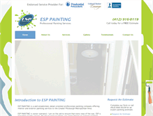 Tablet Screenshot of esp-painting.com